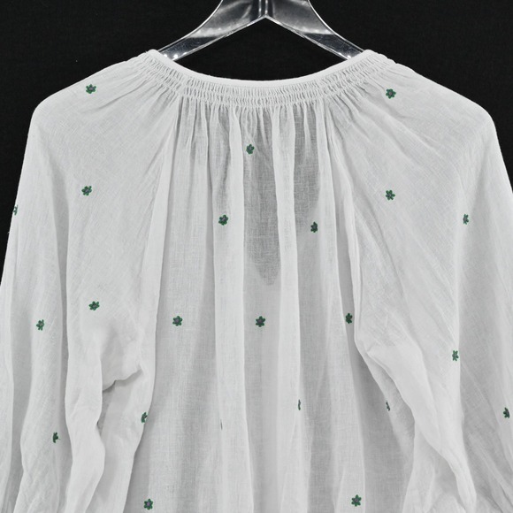 Rails Womens Mariah Embroidered Top Size XS Daisy Floral Linen Cottage Peasant - Picture 11 of 13